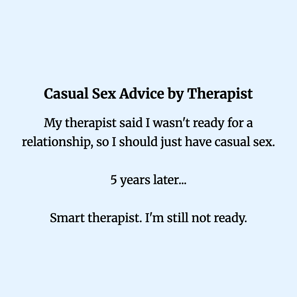 Casual Sex Advice by Therapist