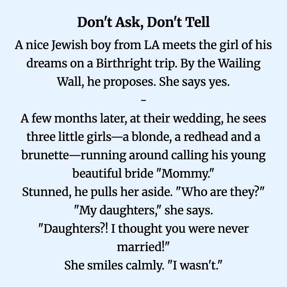 Don't Ask, Don't Tell