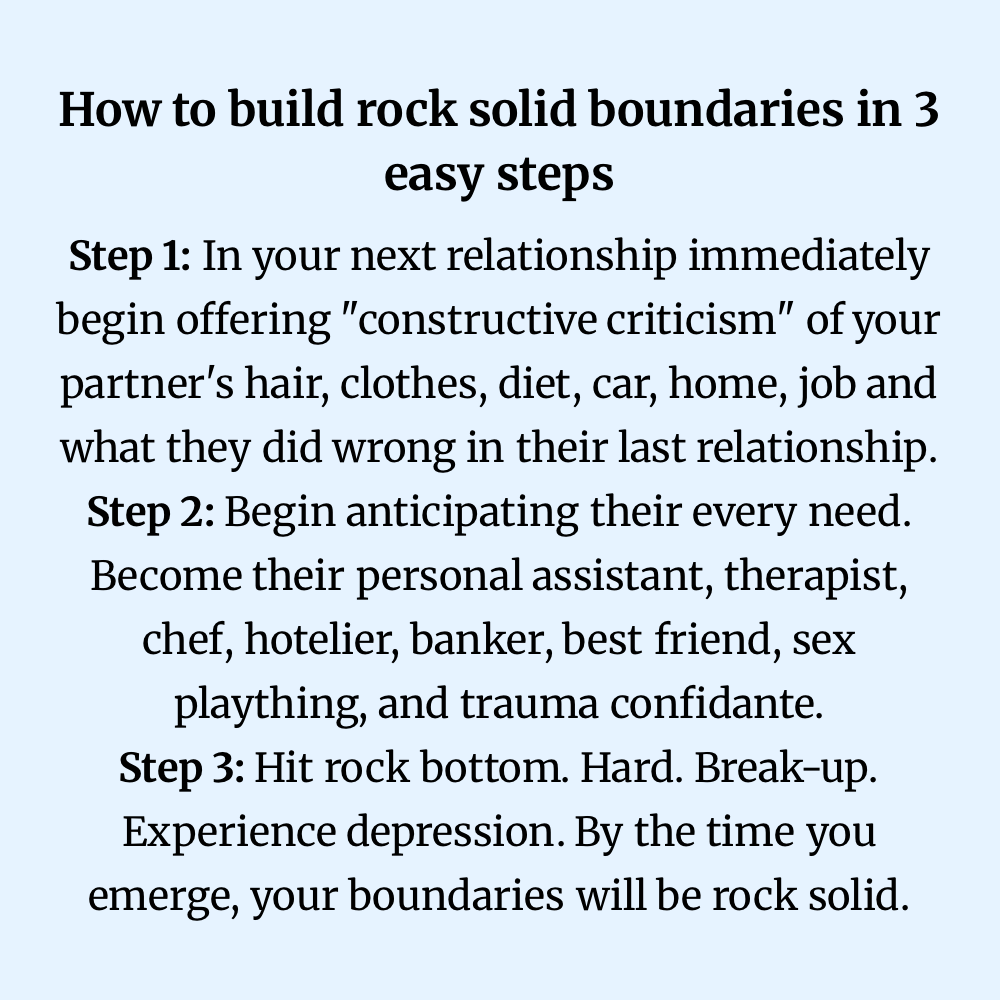 How to build rock solid boundaries in 3 easy steps