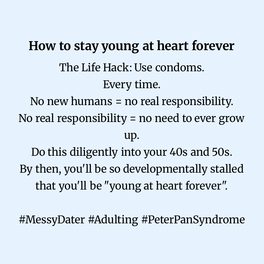 How to stay young at heart forever