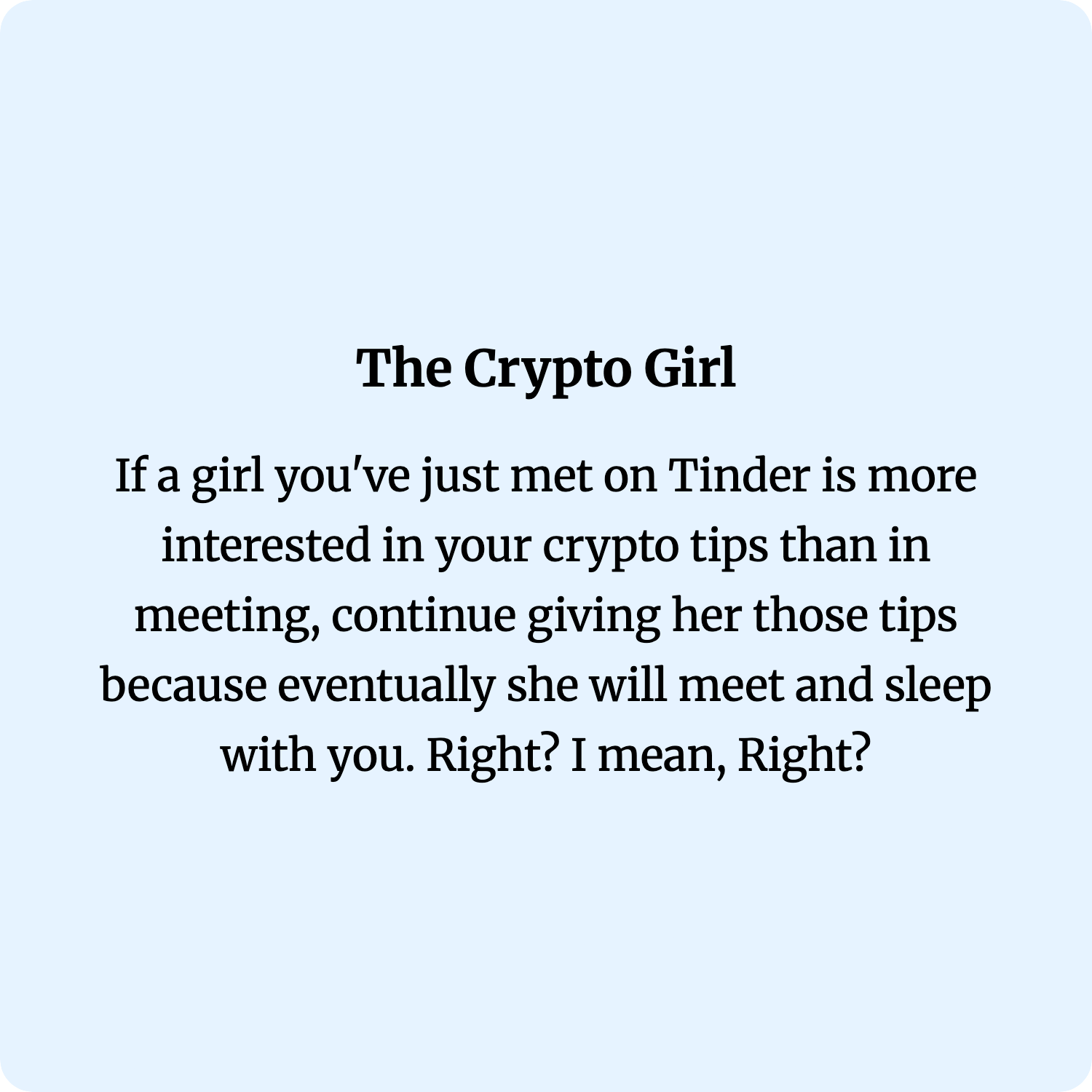 The Crypto Girl