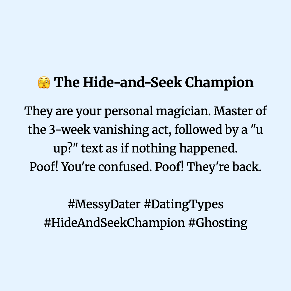 🫣 The Hide-and-Seek Champion